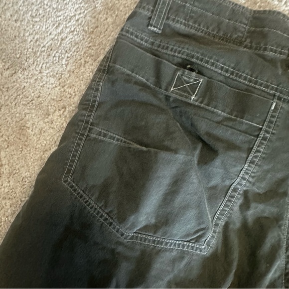 KÜHL Men’s Outdoor Hiking Shorts Size 32 Green Cotton Nylon - Picture 12 of 12
